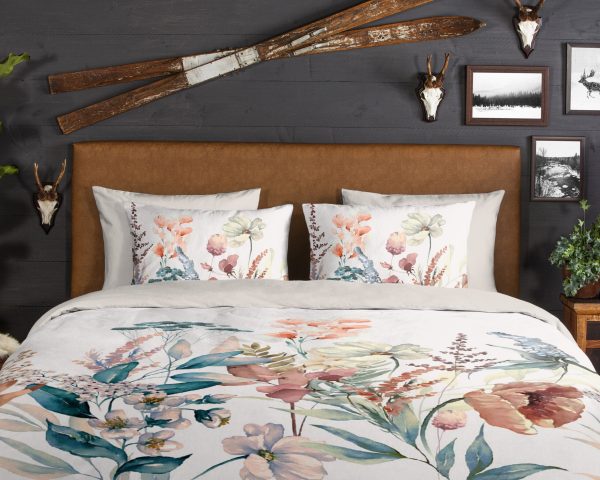 Good Morning Dekbedovertrek "bloemen" - Multi - (200x200/220 cm) - Katoen Flanel - Afbeelding 3