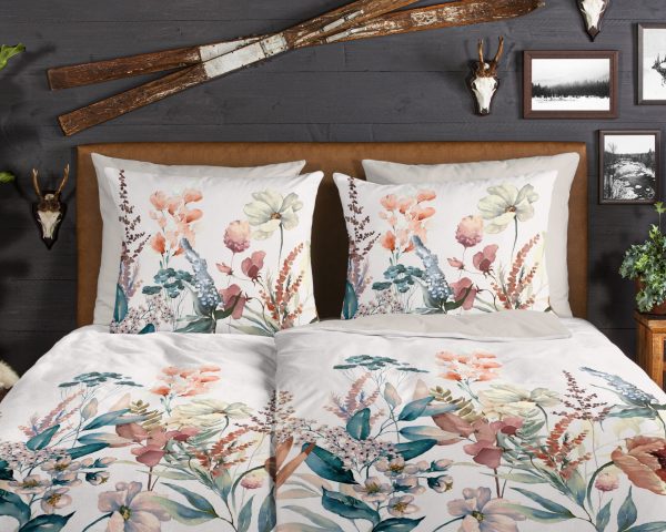 Good Morning Dekbedovertrek "bloemen" - Multi - (155x220 cm) - Katoen Flanel - Afbeelding 3