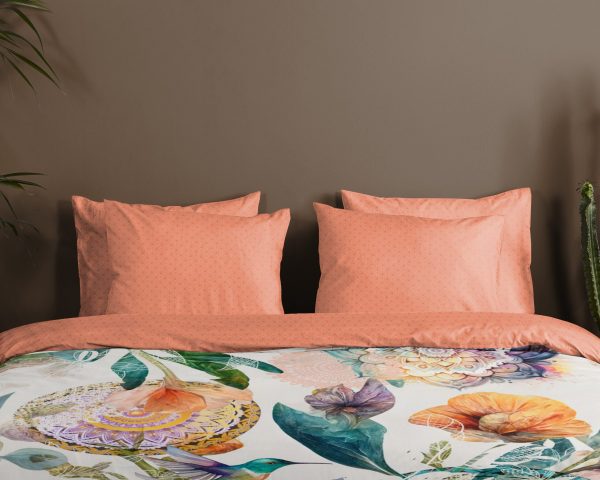 HIP Dekbedovertrek "mandala's en bloemen" - Multi - (140x200 cm) - Katoen Satijn - Afbeelding 3