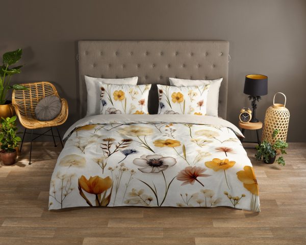 Good Morning Dekbedovertrek "rustige bloemen" - Multi - (140x200/220 cm) - Katoen - Afbeelding 2