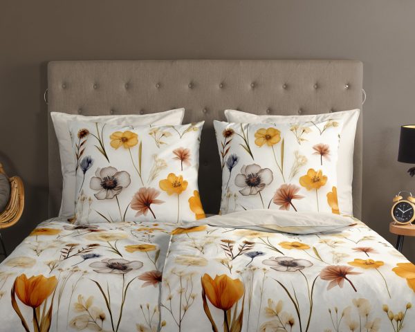 Good Morning Dekbedovertrek "rustige bloemen" - Multi - (155x220 cm) - Katoen - Afbeelding 3