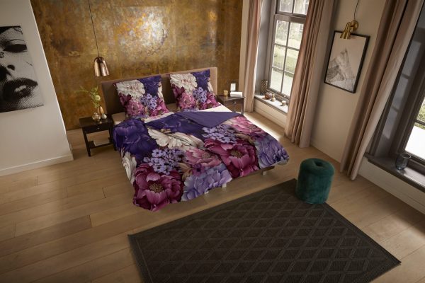 Pure Dekbedovertrek "" - Paars - (135x200 cm) - Microfiber - Afbeelding 2