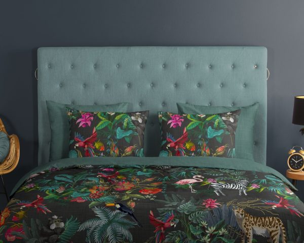 Good Morning Dekbedovertrek "jungleprint" - Multi - (240x200/220 cm) - Katoen - Afbeelding 3