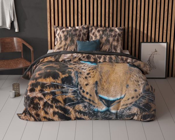 Sleeptime Cheetah Taupe 135x200/220 cm - Afbeelding 2