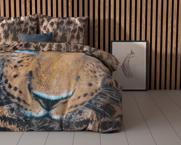 Sleeptime Cheetah Taupe 135x200/220 cm - Afbeelding 3