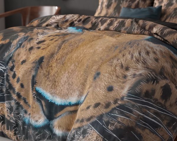 Sleeptime Cheetah Taupe 135x200/220 cm - Afbeelding 4