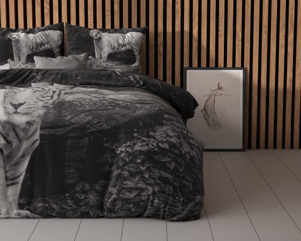 Sleeptime Tigers Grijs 240 x 200/220 cm - Afbeelding 3