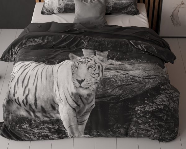 Sleeptime Tigers Grijs 240 x 200/220 cm - Afbeelding 5