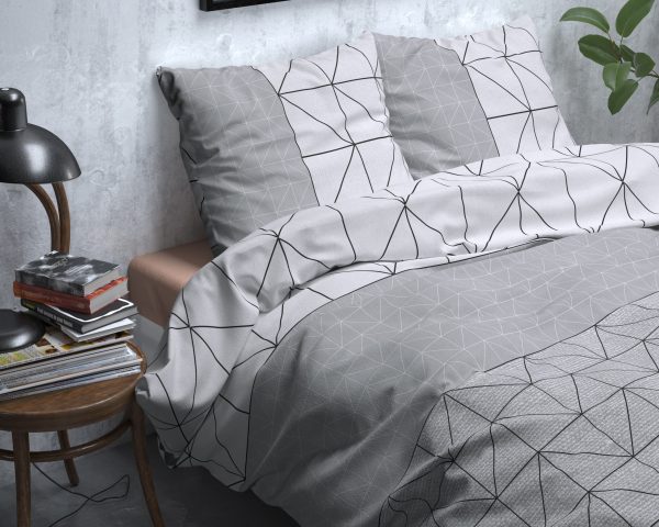 Sleeptime Flanel Gino Grijs 200 x 200/220 cm - Afbeelding 3