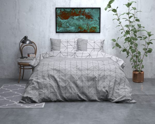 Sleeptime Flanel Gino Grijs 200 x 200/220 cm - Afbeelding 5