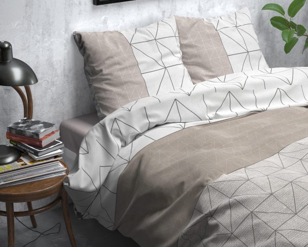 Sleeptime Flanel Gino Taupe 200 x 200/220 cm - Afbeelding 3