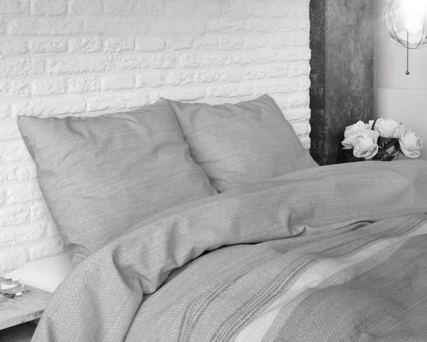 Sleeptime DBO ST ELG Stone Stripe Grey 240x220 cm - Afbeelding 3