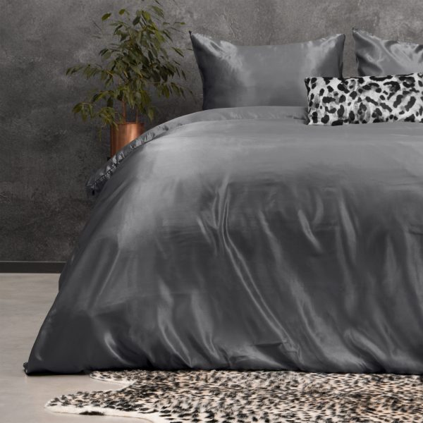 Sleeptime Beauty Skin Care Dekbedovertrek Antraciet 200 x 220 cm - Afbeelding 4