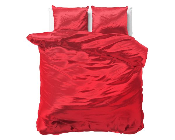 Sleeptime Beauty Skin Care Dekbedovertrek Rood 240 x 220 cm - Afbeelding 2