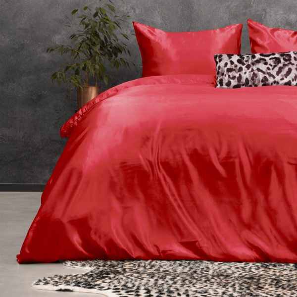 Sleeptime Beauty Skin Care Dekbedovertrek Rood 240 x 220 cm - Afbeelding 4