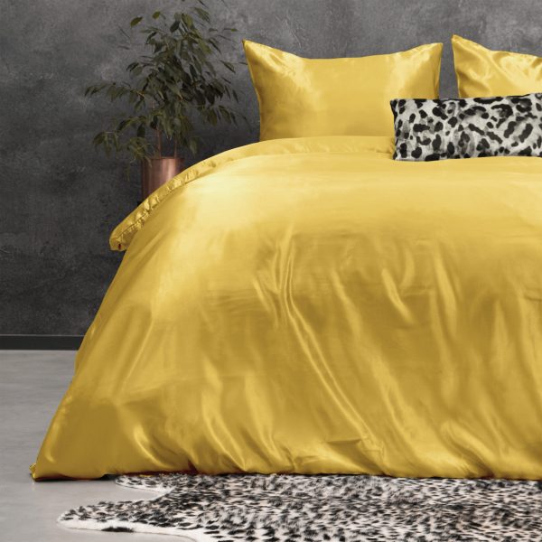 Sleeptime Beauty Skin Care Dekbedovertrek Goud 140 x 220 cm - Afbeelding 4