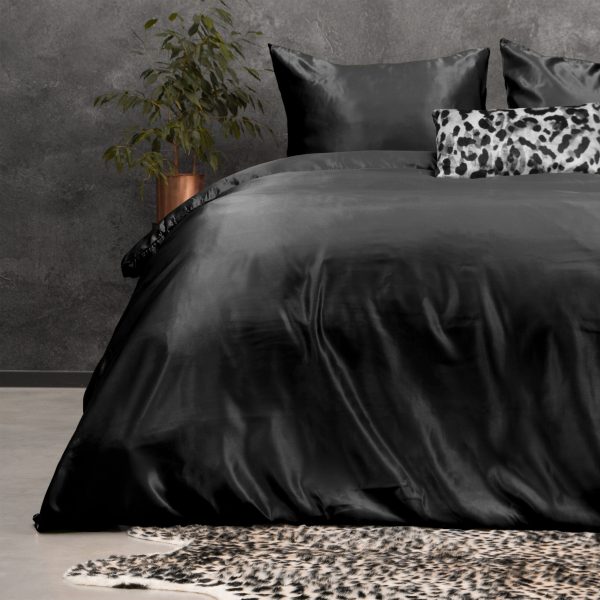 Sleeptime Beauty Skin Care Dekbedovertrek Zwart 140x220 cm - Afbeelding 4