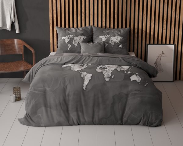 Sleeptime Marble World Antraciet 140 x 200/220 cm - Afbeelding 3