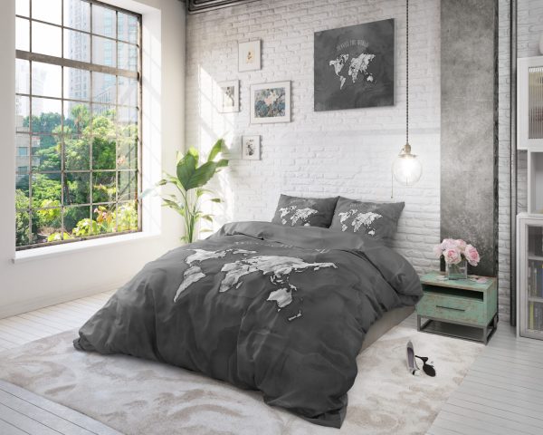 Sleeptime Marble World Antraciet 240 x 200/220 cm - Afbeelding 2