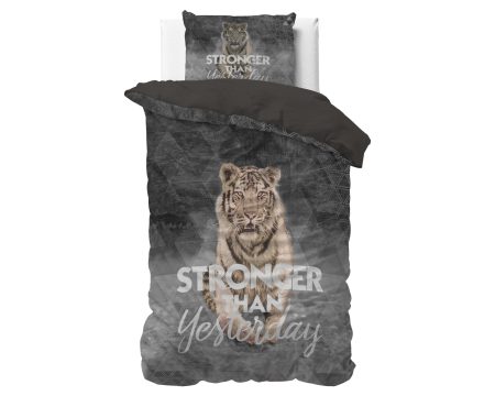 Sleeptime Stronger Grijs 135 x 200/220 cm