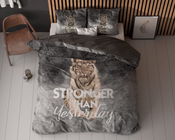 Sleeptime Stronger Grijs 135 x 200/220 cm - Afbeelding 2