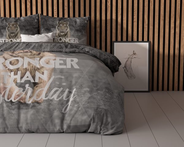 Sleeptime Stronger Grijs 135 x 200/220 cm - Afbeelding 3