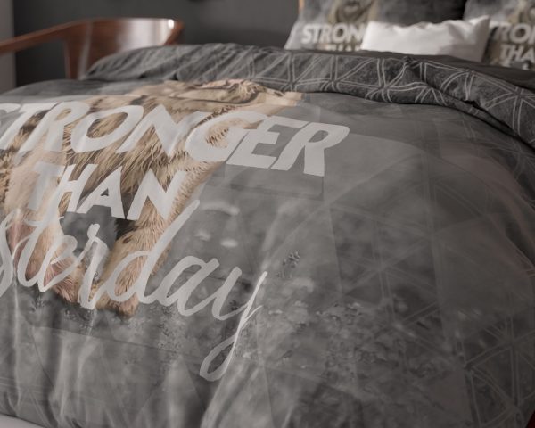 Sleeptime Stronger Grijs 135 x 200/220 cm - Afbeelding 4