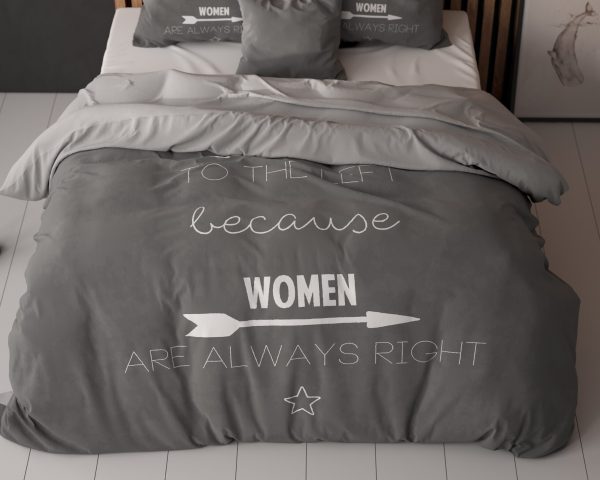 Sleeptime Women Always Right Antraciet 200 x 200/220 cm - Afbeelding 4