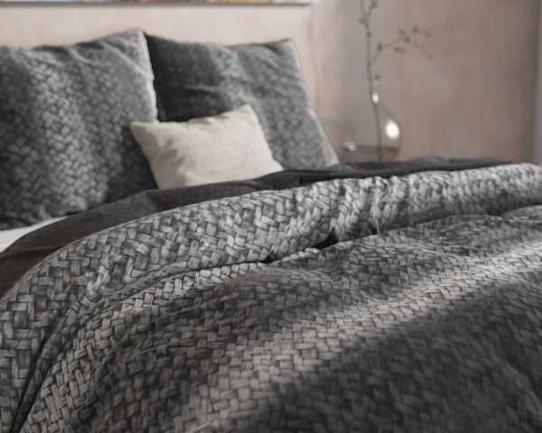 Dreamhouse DH Flanel Gradient Knits Antraciet 240 x 220 cm - Afbeelding 4