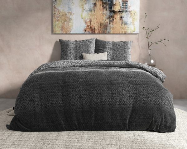 Dreamhouse DH Flanel Gradient Knits Antraciet 240 x 220 cm - Afbeelding 5