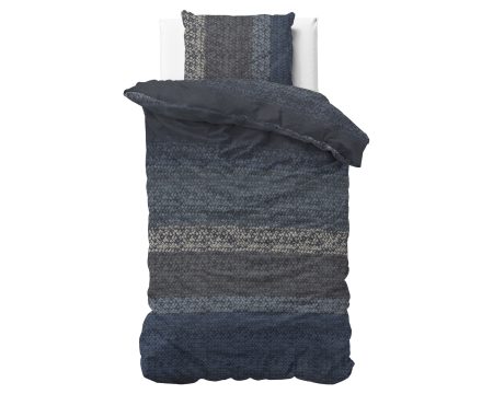 Dreamhouse Flanel Gradient Knits Blauw 140 x 220 cm