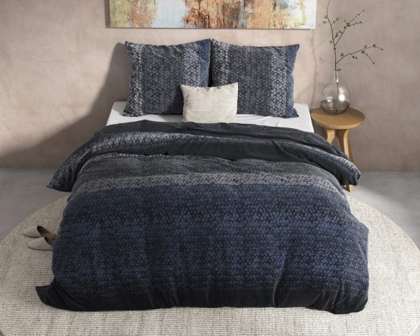 Dreamhouse Flanel Gradient Knits Blauw 240 x 220 cm - Afbeelding 2
