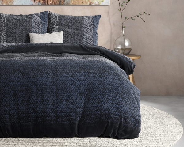 Dreamhouse Flanel Gradient Knits Blauw 240 x 220 cm - Afbeelding 3