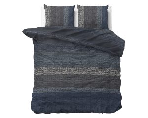 Dreamhouse Flanel Gradient Knits Blauw 240 x 220 cm