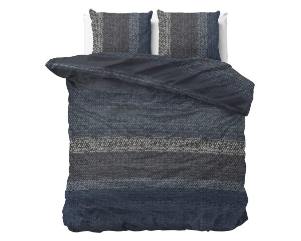 Dreamhouse Flanel Gradient Knits Blauw 240 x 220 cm
