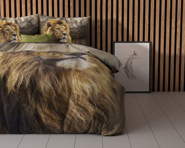 Sleeptime Lion Mind Taupe 135 x 200/220 cm - Afbeelding 2