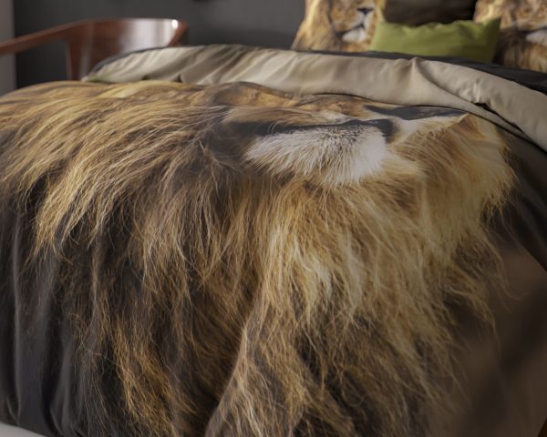 Sleeptime Lion Mind Taupe 135 x 200/220 cm - Afbeelding 3