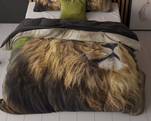Sleeptime Lion Mind Taupe 135 x 200/220 cm - Afbeelding 4