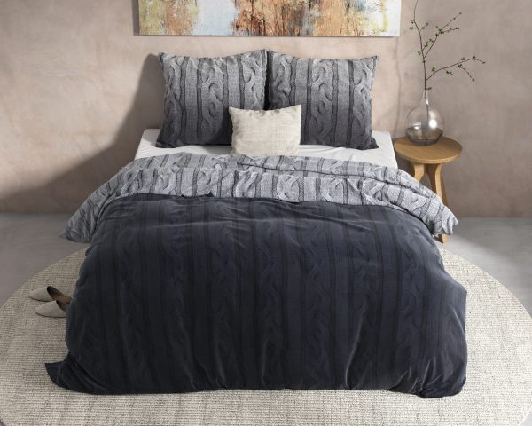 Dreamhouse DH Flanel Dante Antraciet 140 x 220 cm - Afbeelding 2