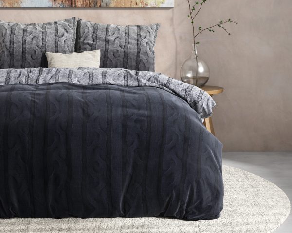 Dreamhouse DH Flanel Dante Antraciet 140 x 220 cm - Afbeelding 3