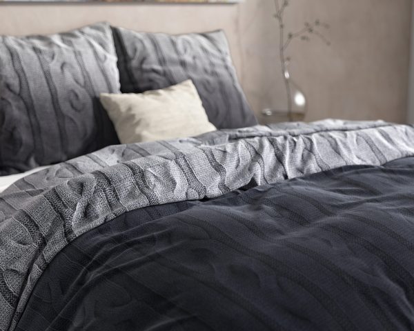 Dreamhouse DH Flanel Dante Antraciet 140 x 220 cm - Afbeelding 4
