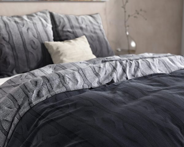 Dreamhouse DH Flanel Dante Antraciet 200 x 220 cm - Afbeelding 4