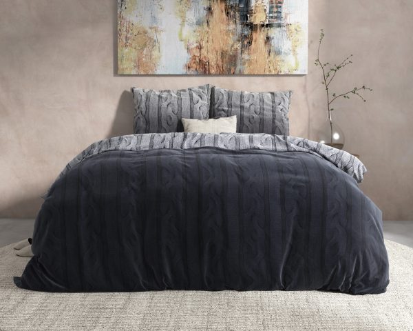 Dreamhouse DH Flanel Dante Antraciet 140 x 220 cm - Afbeelding 5