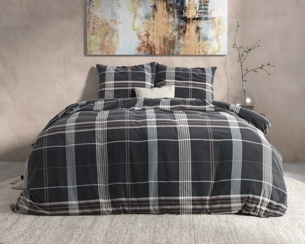 Dreamhouse DH Flanel Bruce Taupe 140 x 220 cm - Afbeelding 5