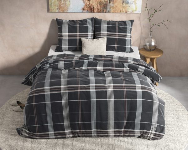 Dreamhouse DH Flanel Bruce Taupe 140 x 220 cm - Afbeelding 2