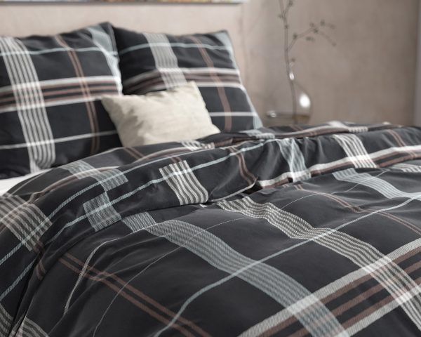 Dreamhouse DH Flanel Bruce Taupe 140 x 220 cm - Afbeelding 4