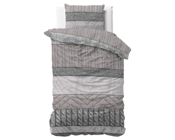 Dreamhouse Flanel Elin Taupe 140 x 220 cm