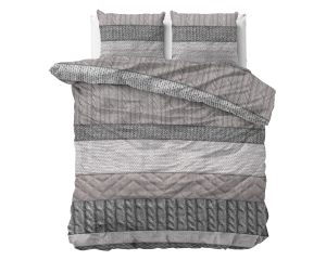 Dreamhouse Flanel Elin Taupe 200 x 220 cm