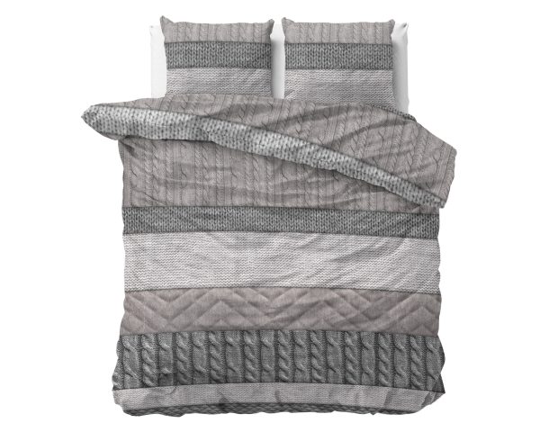 Dreamhouse Flanel Elin Taupe 200 x 220 cm