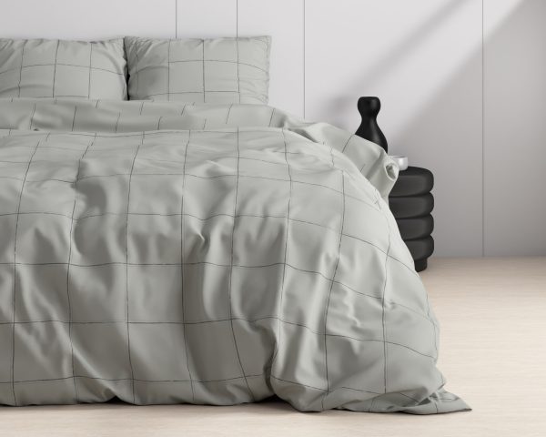 Dreamhouse Deep check Grey 140 x 220 cm - Afbeelding 2